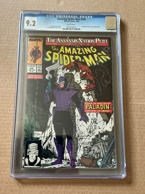 Amazing Spider-Man 320 CGC 9.2 Todd McFarlane Cover Silver Sable Paladin 1989
